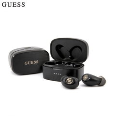 Беспроводные наушники Guess GUTWSJL4GBK True Stereo Bluetooth 5.0 Hi-Fi с HD Микр. и зарядным чехлом, черные цена и информация | Guess Внешние аксессуары для компьютеров | hansapost.ee