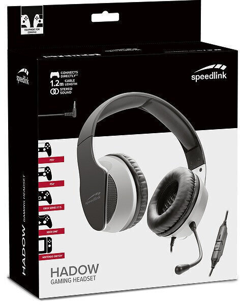 Speedlink Hadow SL-460310-BK hind ja info | Kõrvaklapid | hansapost.ee