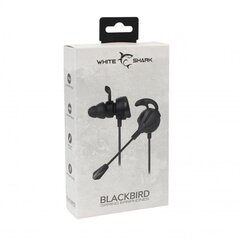 Juhtmega kõrvasisesed mänguri kõrvaklapid White Shark GE-537 Blackbird black hind ja info | Kõrvaklapid | hansapost.ee