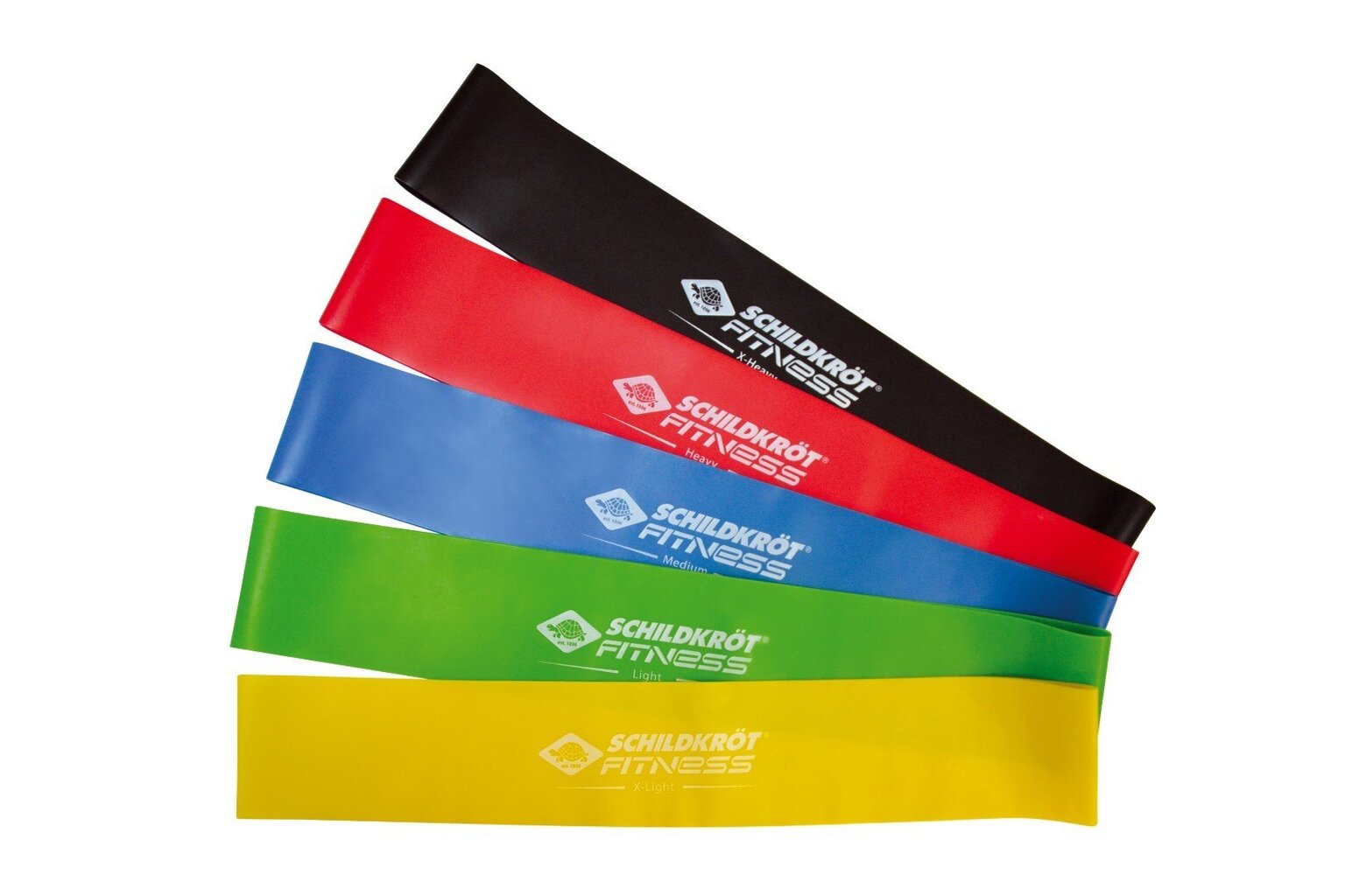 Treeningkummi komplekt Schildkrot Mini Resistance Bands, 5 tk. цена и информация | Treeningkummid | hansapost.ee