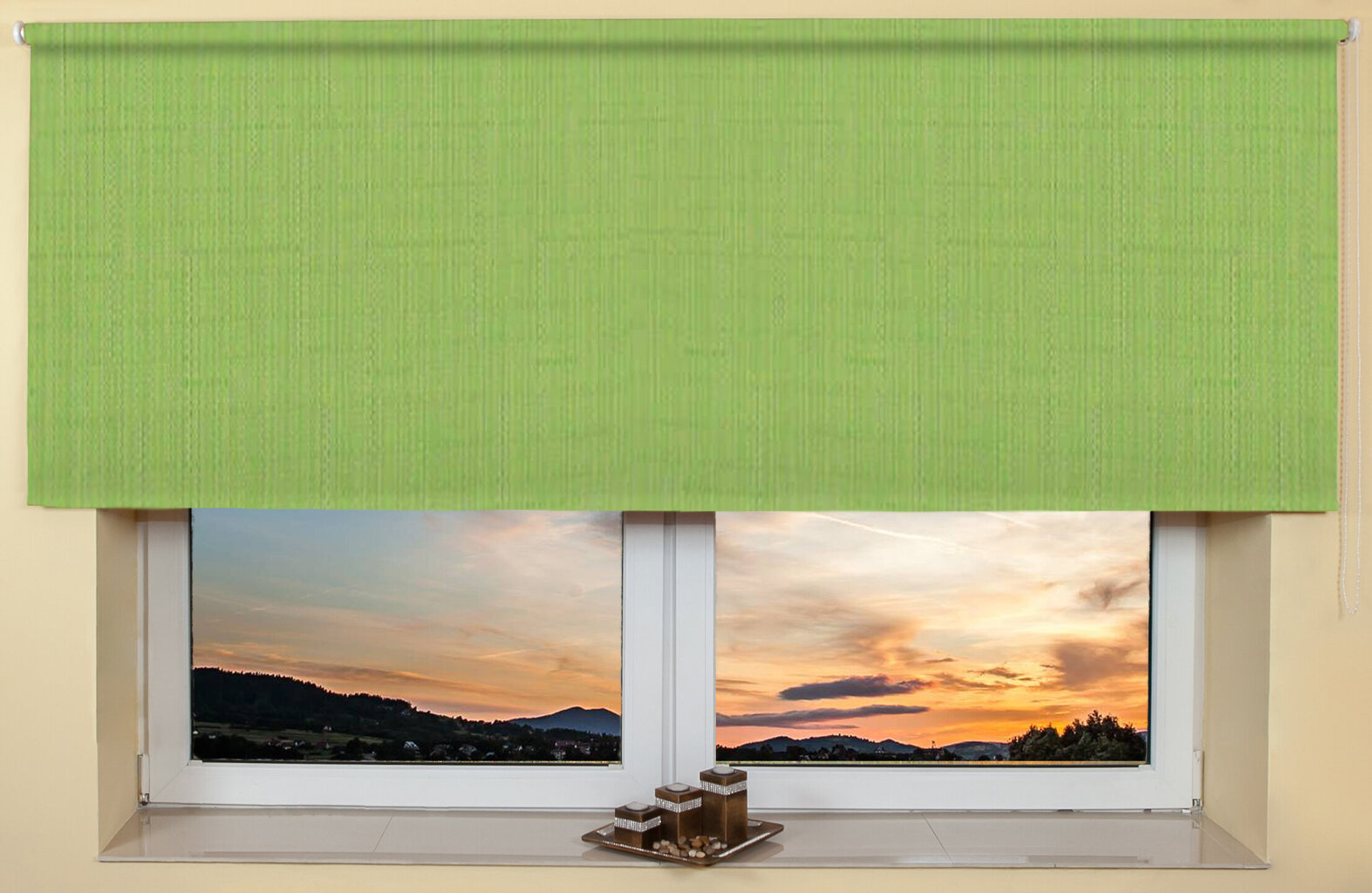 Seina / lae rulookardin 190x170 cm, 877 Oranž цена и информация | Rulood | hansapost.ee