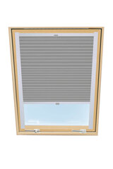 Штора плиссе на мансардное окно Velux, 94x118 см, Серая B-307000 цена и информация | Рулонные шторы | hansapost.ee