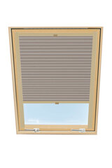 Штора плиссе на мансардное окно Velux, 114x118 см, Sand B-306000 цена и информация | Рулонные шторы | hansapost.ee