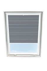 Штора плиссе на мансардное окно Velux, 94x118 см, Серая B-308000 цена и информация | Рулонные шторы | hansapost.ee