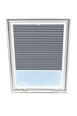 Штора плиссе на мансардное окно Velux, 94x118 см, Серая B-308000