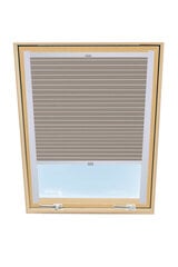 Штора плиссе на мансардное окно Velux, 78x160 см, Sand B-306000 цена и информация | Рулонные шторы | hansapost.ee