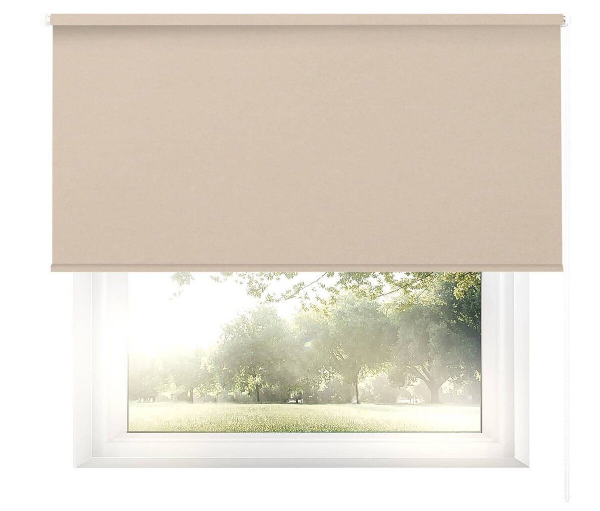 Valguskindel seinapealne ruloo Blackout 150x170 cm, pg-12 beež hind ja info | Rulood | hansapost.ee