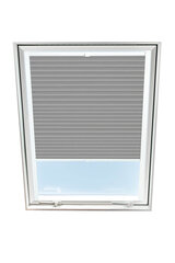 Штора плиссе на мансардное окно Velux, 78x118 см, Серая B-307000 цена и информация | Рулонные шторы | hansapost.ee