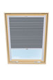 Рулонная штора на мансардное окно Velux, 114x118 см, серый B-308000