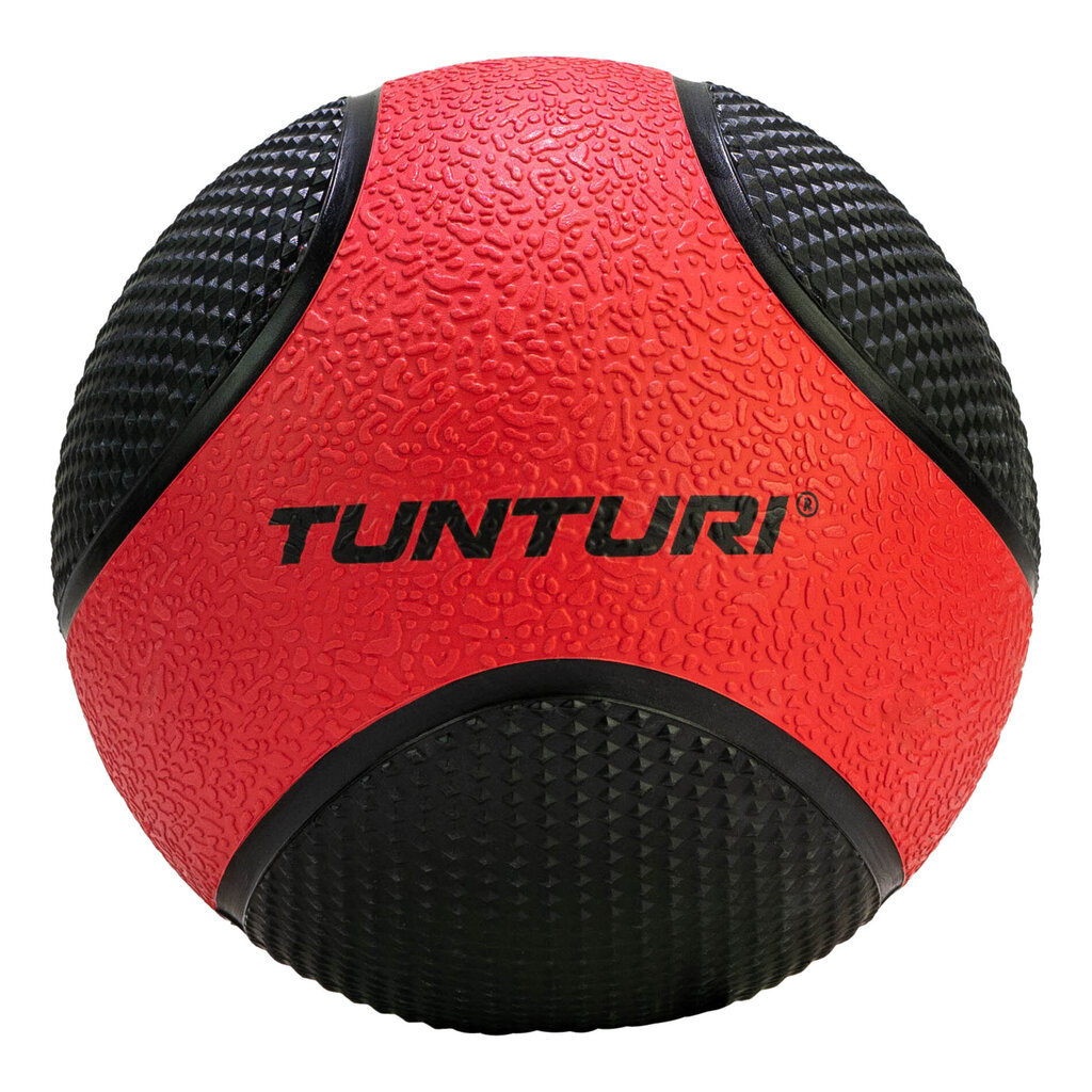 Jõutreeningu pall Tunturi Medicine Ball 3kg, punane/must цена и информация | Topispallid | hansapost.ee