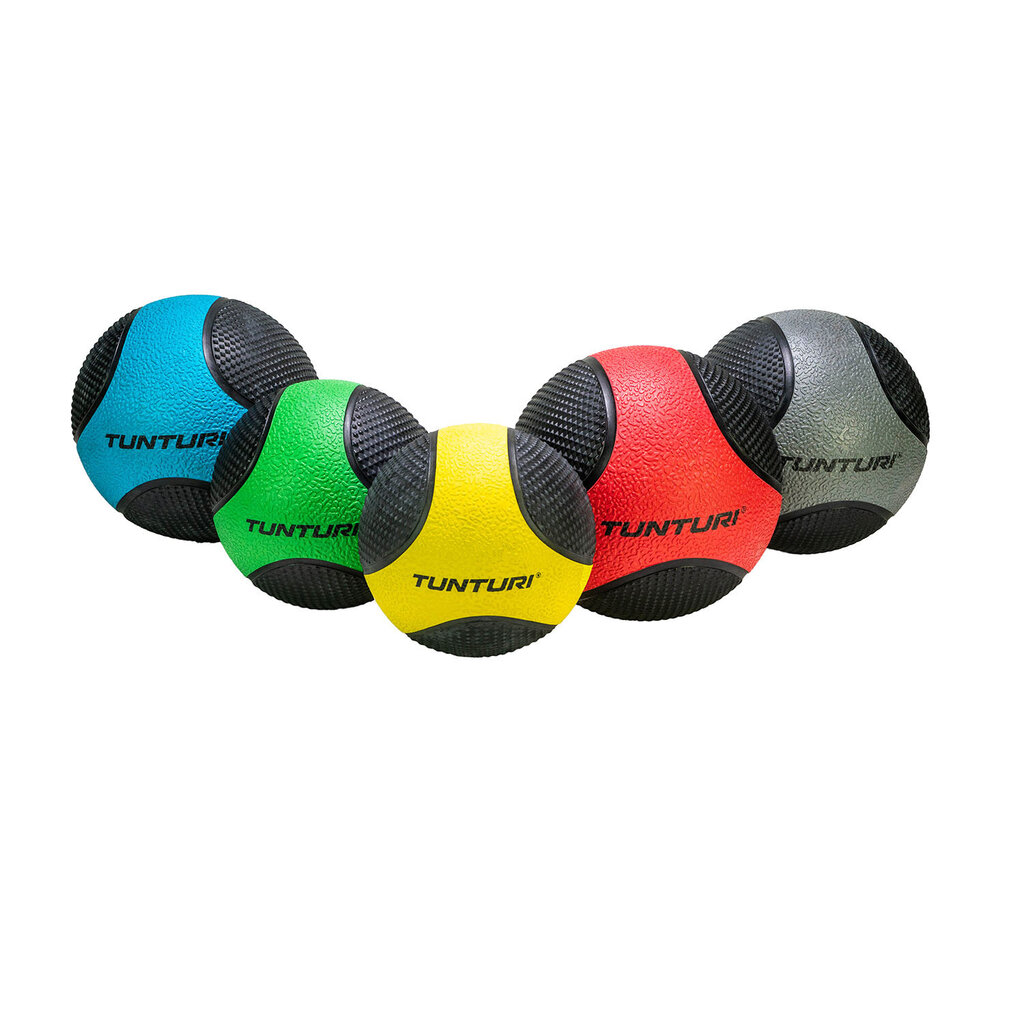 Jõutreeningu pall Tunturi Medicine Ball 3kg, punane/must цена и информация | Topispallid | hansapost.ee