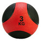 Jõutreeningu pall Tunturi Medicine Ball 3kg, punane/must цена и информация | Topispallid | hansapost.ee