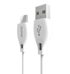 Кабель Dudao USB Type C 2.1A 1 м, белый (L4T) цена и информация | Dudao Мобильные телефоны, Фото и Видео | hansapost.ee