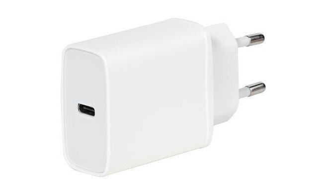 Vivanco laadija USB-C 3A 18W, valge (60810) hind ja info | Mobiiltelefonide kaablid | hansapost.ee