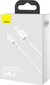 Telefonikaabel Baseus Lightning - USB Type A CALYS-B02, 1.5m цена и информация | Mobiiltelefonide kaablid | hansapost.ee