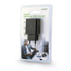 Gembird 2-port universal USB charger EG- цена и информация | Зарядные устройства для телефонов | hansapost.ee