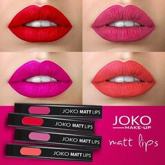 Matt huulepulk Joko Make-Up Matt Lips 5 ml, 060 It's Genius hind ja info | Huulekosmeetika | hansapost.ee