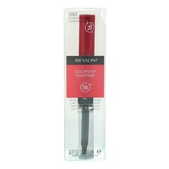 Vedel huulevärv Revlon ColorStay Over Time + huulevärvi fikseerija 040 Forever Scarlett 2+2 ml цена и информация | Revlon Декоративная косметика | hansapost.ee