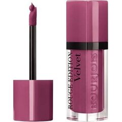 Vedel matt huulevärv Bourjois Paris Rouge Edition Velvet 7.7 ml, 36 In Mauve цена и информация | Помады, бальзамы, блеск для губ | hansapost.ee