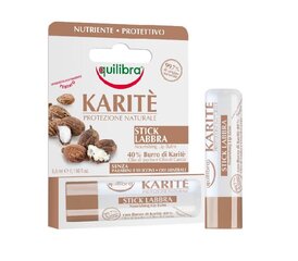 Toitev huulepalsam Equilibra Karite Protezione Naturale 5.5 ml hind ja info | Huulekosmeetika | hansapost.ee