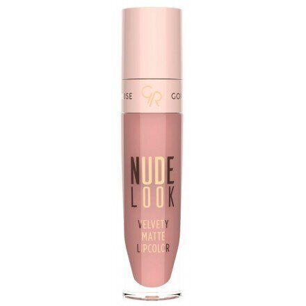 Vedel huulevärv Golden Rose Nude Look Velvety Matte 5,5 ml, 03 Rosy Nude hind ja info | Huulekosmeetika | hansapost.ee