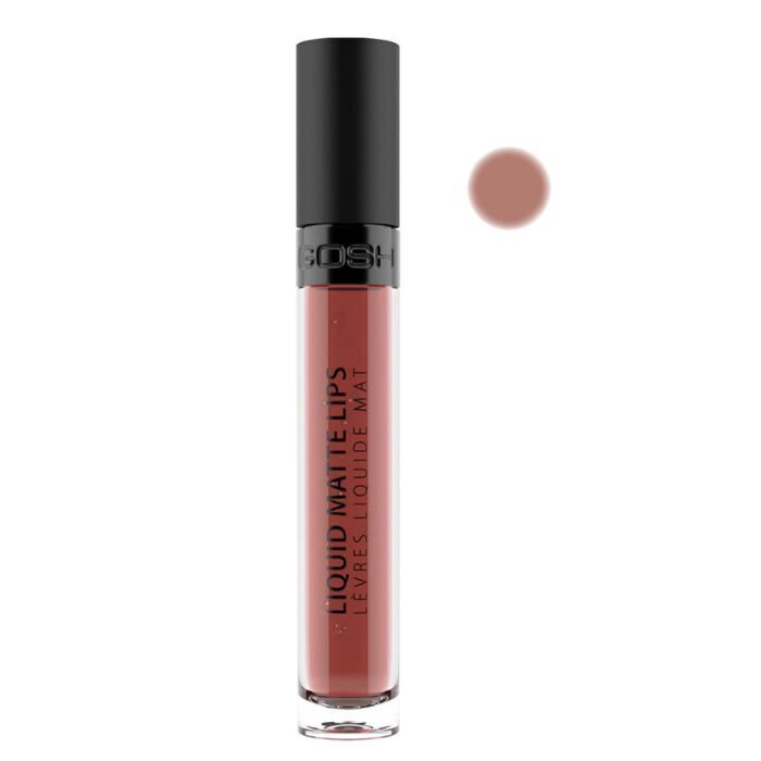 GOSH Liquid Matte Lips vedel huulepulk 4 ml, 007 Nougat Crisp hind ja info | Huulekosmeetika | hansapost.ee