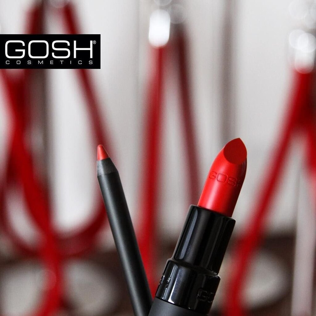 GOSH Velvet Touch Lipstick huulepulk 4 g, 154 Burgundy цена и информация | Huulekosmeetika | hansapost.ee