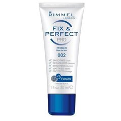 Meigialuskreem Rimmel London Fix & Perfect PRO 30 ml hind ja info | Jumestuskreemid ja puudrid | hansapost.ee