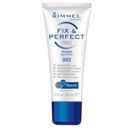 Meigialuskreem Rimmel London Fix & Perfect PRO 30 ml hind ja info | Jumestuskreemid ja puudrid | hansapost.ee