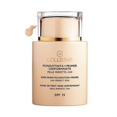 Жидкая основа Collistar Evening Foundation + Primer SPF 15 35 мл, №1 цена и информация | Пудры, базы под макияж | hansapost.ee