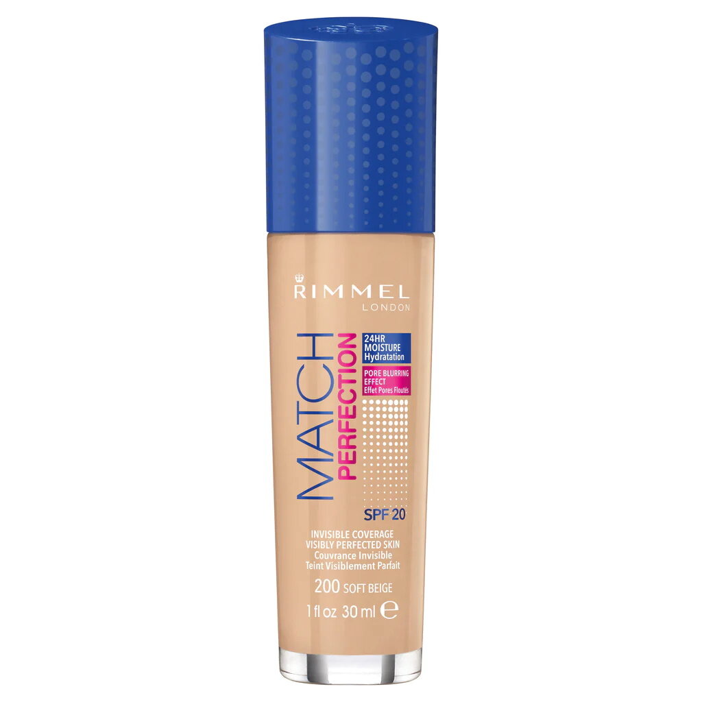 Jumestuskreem Rimmel London Macth & Perfection 30 ml, 101 Classic Ivory цена и информация | Jumestuskreemid ja puudrid | hansapost.ee