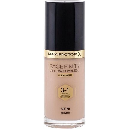 Jumestuskreem Max Factor Facefinity 3-In-1 Foundation - Ivory SPF20, 30 ml цена и информация | Jumestuskreemid ja puudrid | hansapost.ee