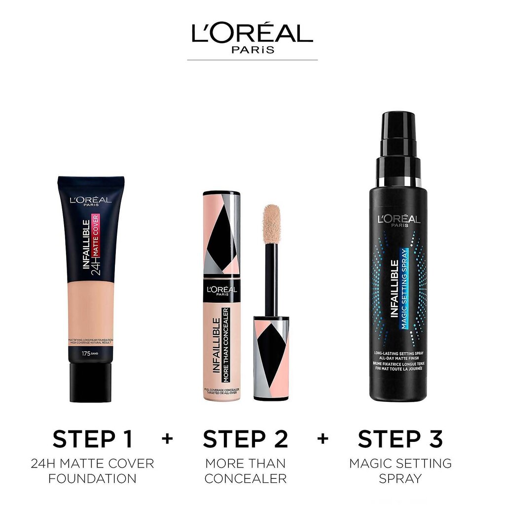 Jumestuskreem L’Oreal Paris Infallible Matte Cover 130 True Beige, 30ml hind ja info | Jumestuskreemid ja puudrid | hansapost.ee