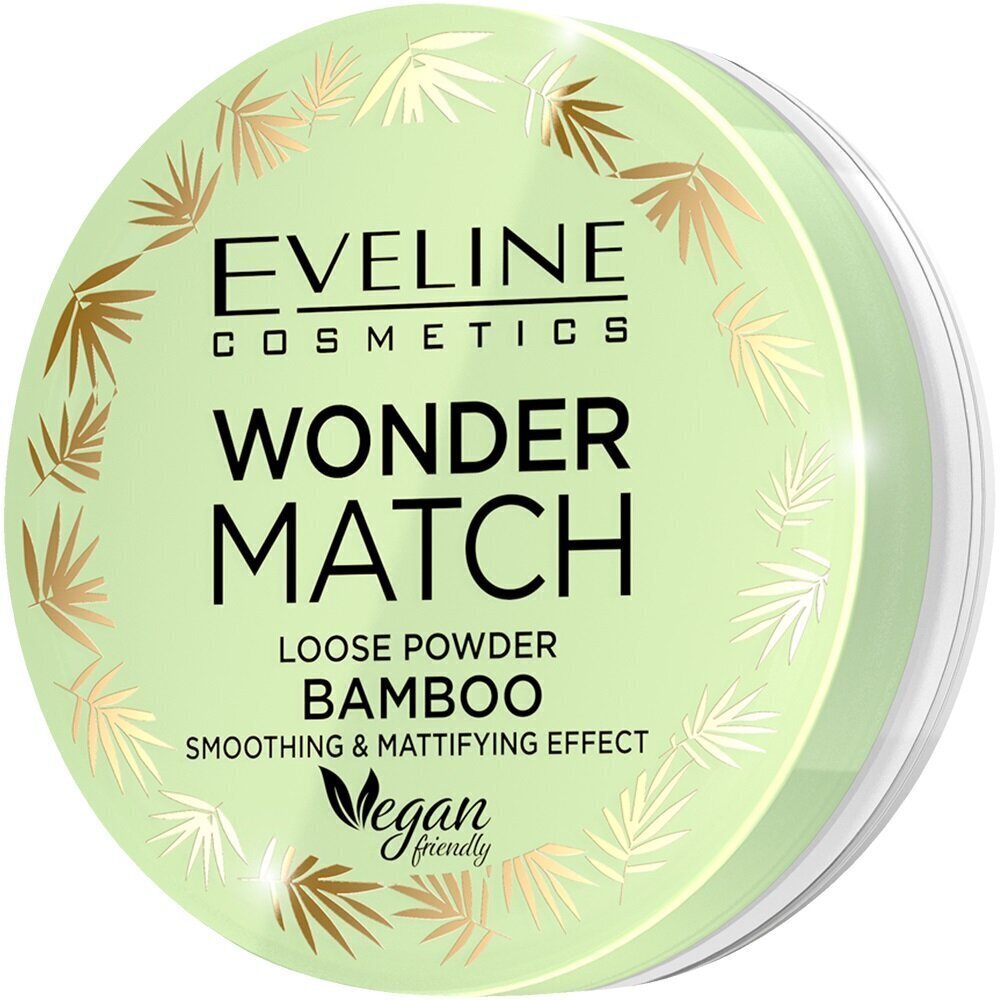 Matt puuder Eveline Wonder Match Loose Powder Bamboo, 6 g hind ja info | Jumestuskreemid ja puudrid | hansapost.ee