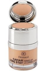 Тональное средство Dermacol Caviar Long Stay Make-Up & Corrector 30 мл, 2 Fair цена и информация | Dermacol Духи, косметика | hansapost.ee