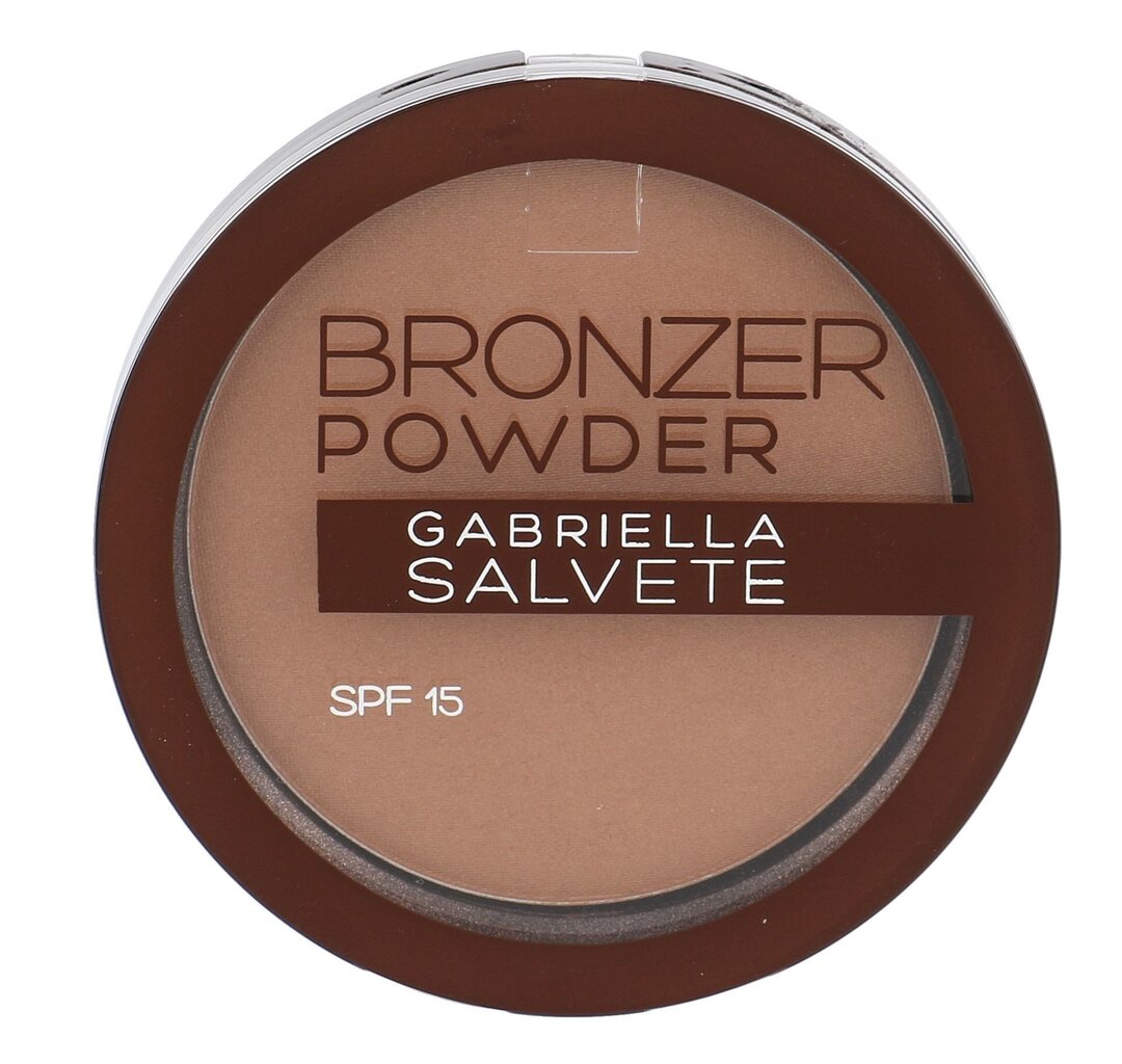 Kompaktpuuder Gabriella Salvete Bronzer SPF15 8 g, 02 цена и информация | Jumestuskreemid ja puudrid | hansapost.ee