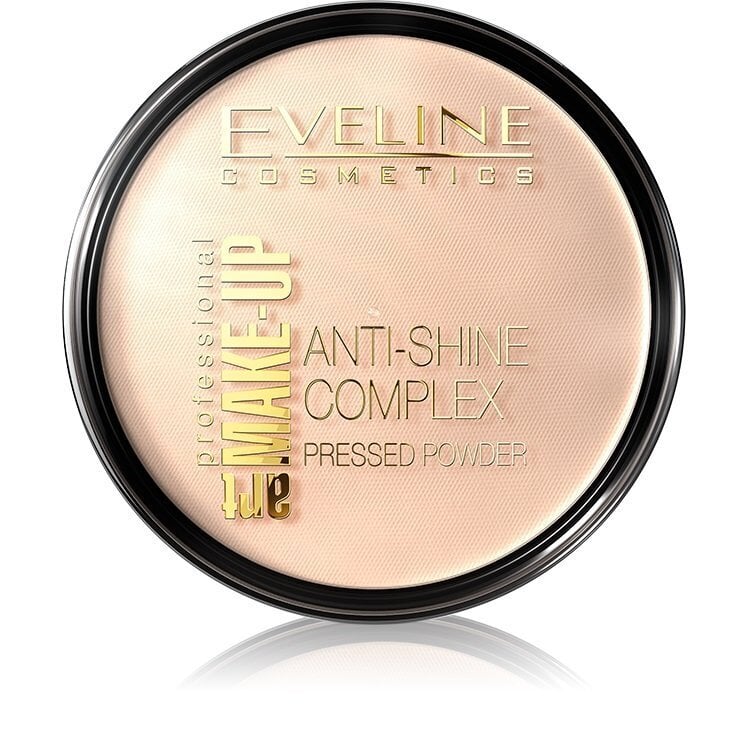 Kompaktpuuder Eveline Art Make-Up Anti-Shine Complex 14 g, 32 Natural hind ja info | Jumestuskreemid ja puudrid | hansapost.ee