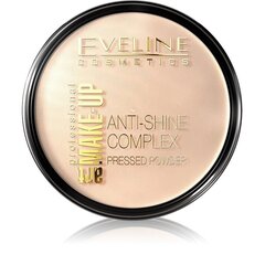 Kompaktpuuder Eveline Art Make-Up Anti-Shine Complex 14 g, 33 Golden Sand hind ja info | Jumestuskreemid ja puudrid | hansapost.ee