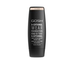 Jumestuskreem Gosh X-Ceptional Wear Make-up 35 ml, 14 Sand hind ja info | Jumestuskreemid ja puudrid | hansapost.ee