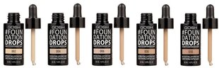 Gosh Foundation Drops  тональный крем 30 ml, 010 Tan цена и информация | GOSH Декоративная косметика | hansapost.ee