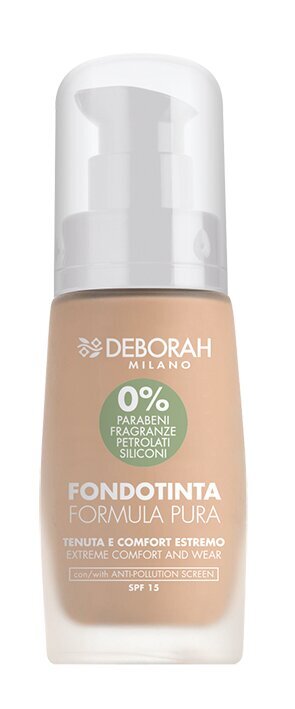 Jumestuskreem Deborah Milano Formula Pura 30 ml, 02 Beige hind ja info | Jumestuskreemid ja puudrid | hansapost.ee