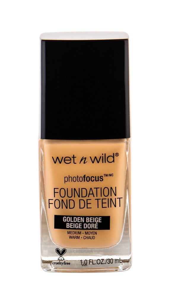 Vedel meigialuskreem Wet n Wild Photofocus Foundation 30 ml, Golden Beige hind ja info | Jumestuskreemid ja puudrid | hansapost.ee