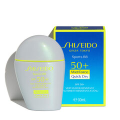 Kreempuuder Shiseido Sports BB SPF50+ 30 ml, Dark hind ja info | Jumestuskreemid ja puudrid | hansapost.ee