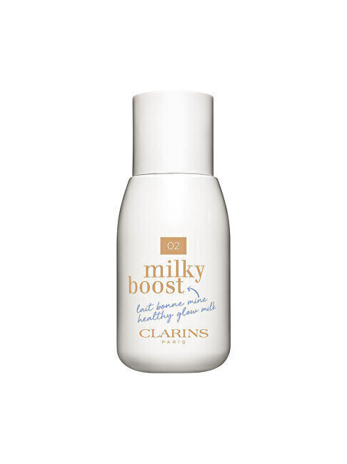 Meigialuskreem Clarins Milky Boost, 50 ml, 02 Milky Nude цена и информация | Jumestuskreemid ja puudrid | hansapost.ee