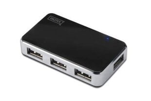 Digitus - 4-портовый концентратор USB2.0, активный цена и информация | Адаптеры, USB-разветвители | hansapost.ee