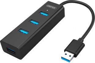 UNITEK HUB USB 3.0 Y-3089, 4 PORTY, BEZ ZASILACZA hind ja info | Unitek Arvutid ja IT- tehnika | hansapost.ee