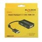 Adapter Delock Displayport 1.1 цена и информация | USB adapterid ja jagajad | hansapost.ee