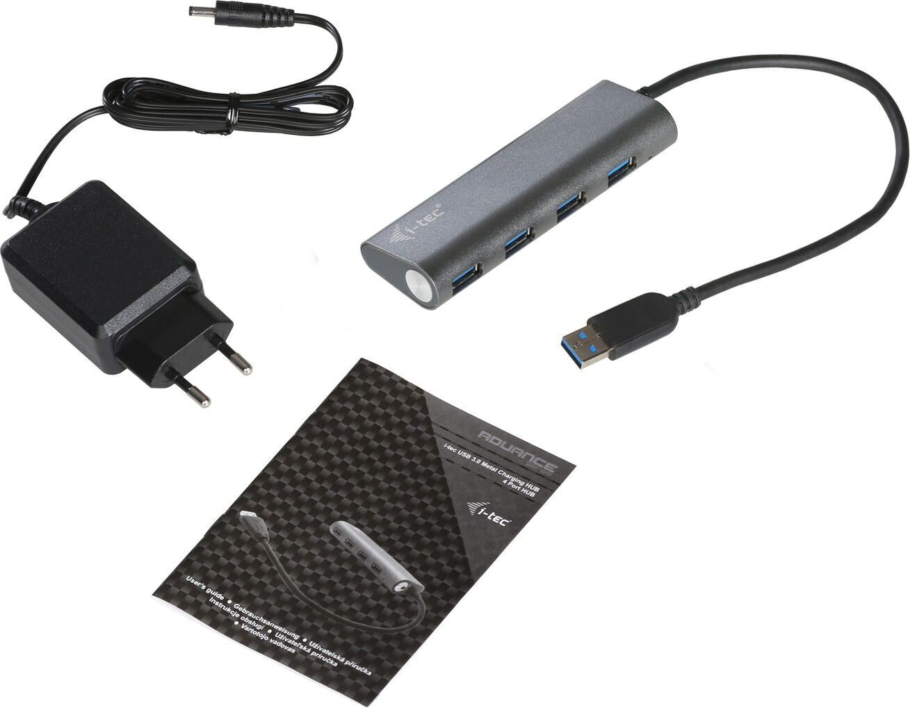 USB-jaotur i-Tec U3HUB448 hind ja info | USB adapterid ja jagajad | hansapost.ee