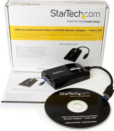 StarTech USB32VGAPRO hind ja info | USB adapterid ja jagajad | hansapost.ee