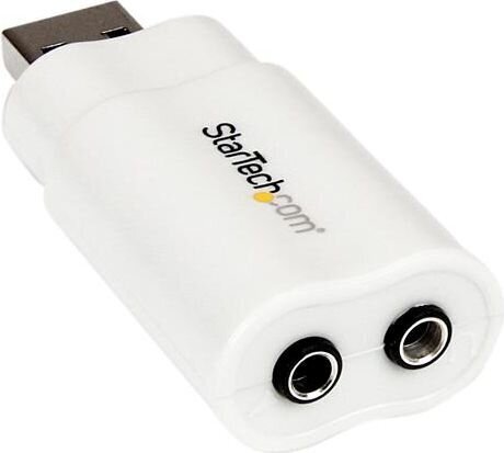 Väline Helikaart USB Startech ICUSBAUDIO Valge hind ja info | USB adapterid ja jagajad | hansapost.ee